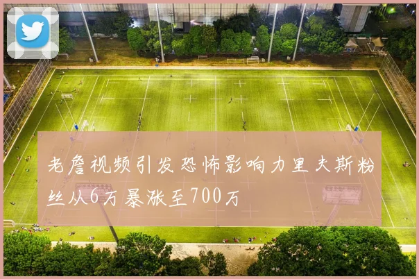 老詹视频引发恐怖影响力里夫斯粉丝从6万暴涨至700万